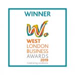 West London Business Awards 2019 "Business Services Company of the Year"